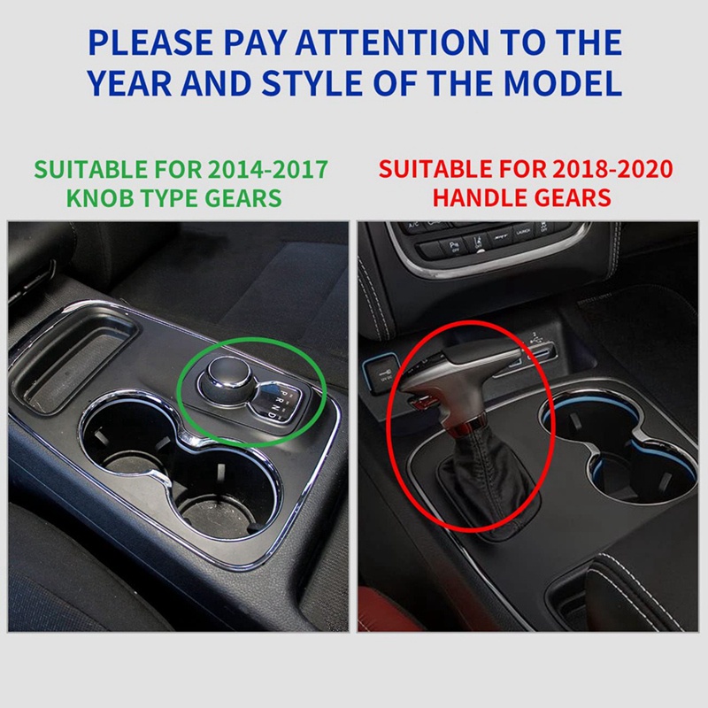 Khung Viền Bảng Điều Khiển Trung Tâm Bằng ABS Sợi Carbon Cho Dodge Durango 2014-2017