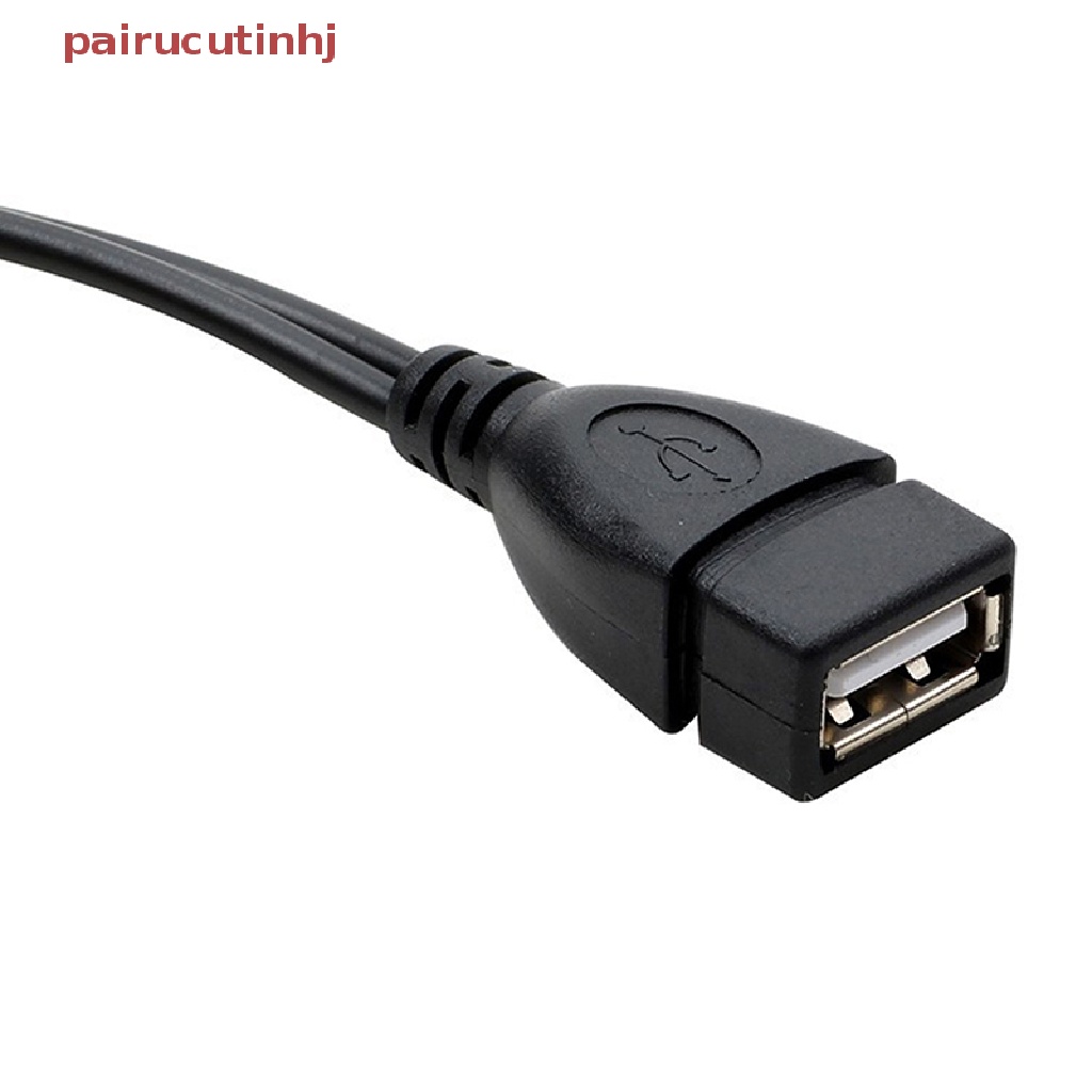 Dây Cáp OTG Chia Cổng Micro USB OTG 2 Trong 1 Tiện Dụng Cho Điện Thoại Thông Minh
