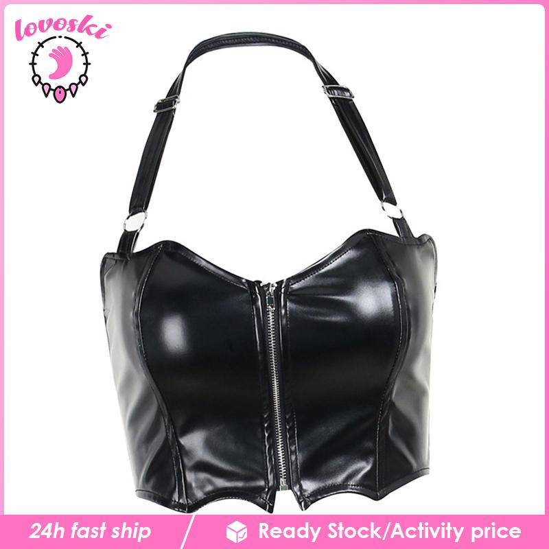 Áo Lửng Hai Dây Phong Cách Halloween Thời Trang Cho Nữ