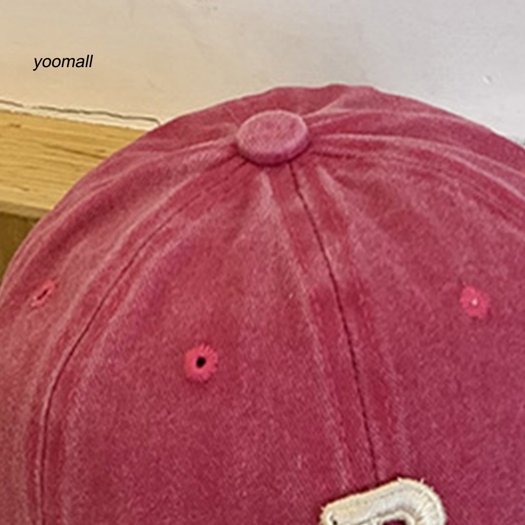 Mũ Lưỡi Trai Thêu Chữ Chống Nắng Có Thể Giặt Được Thời Trang Cho Nam Và Nữ