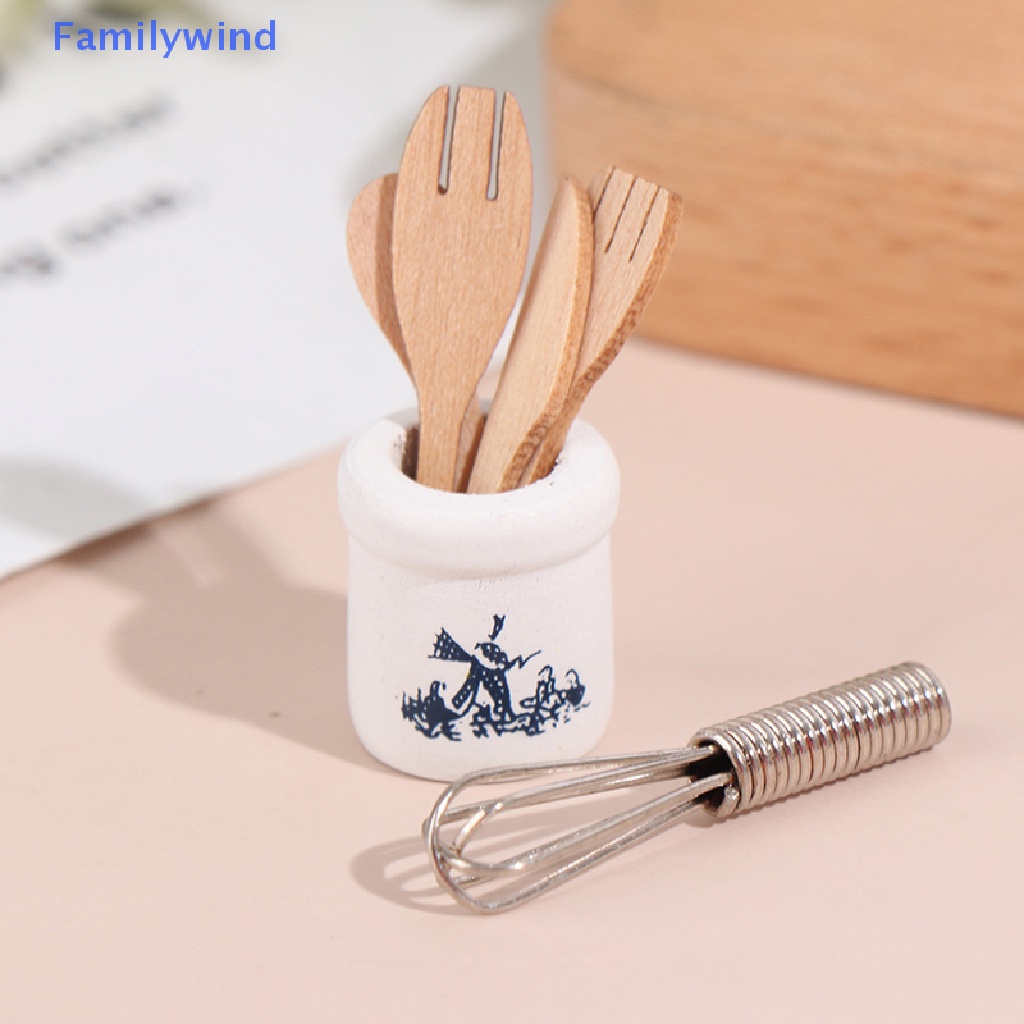 Bộ Muỗng Nĩa Kim Loại Dùng Trang Trí Nhà Búp Bê