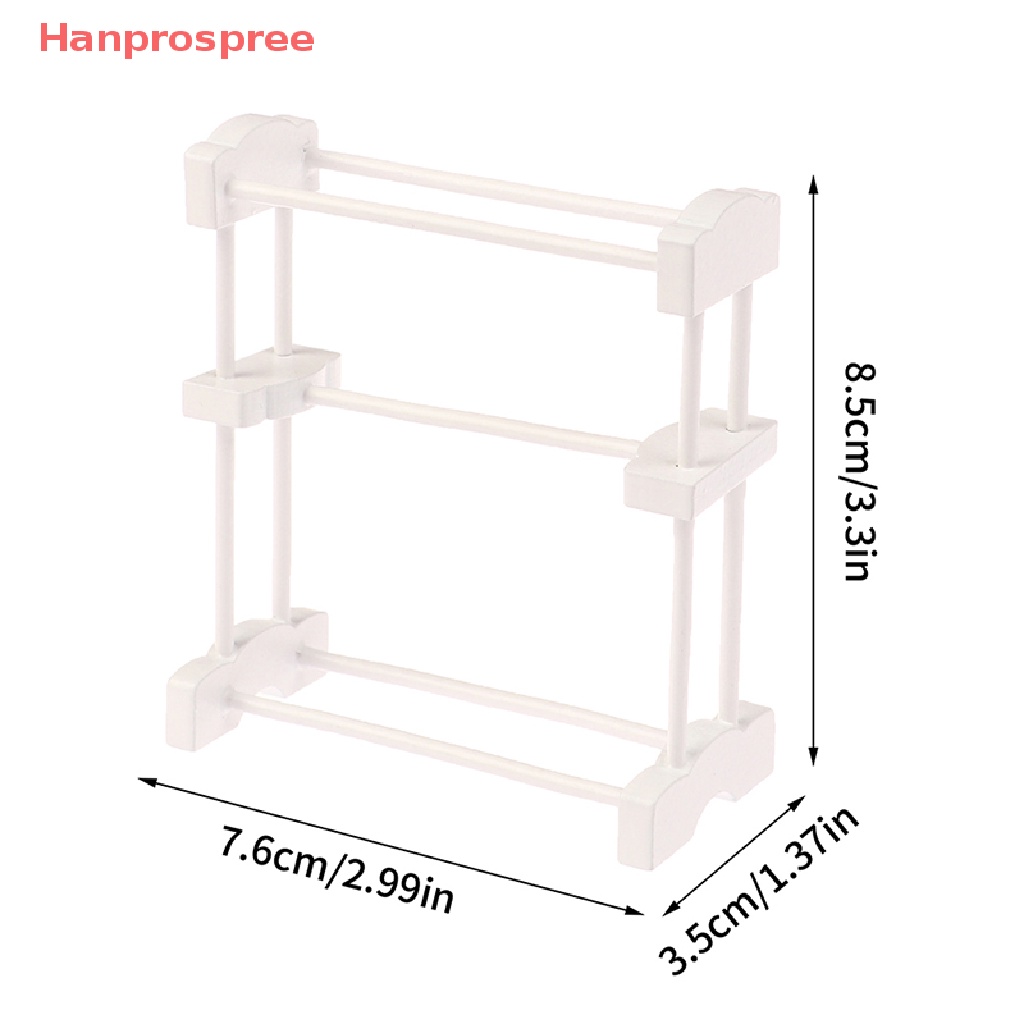 Giá Phơi Khăn Lau Tay Đồ Chơi Búp Bê Màu Trắng Tỷ Lệ 1: 12