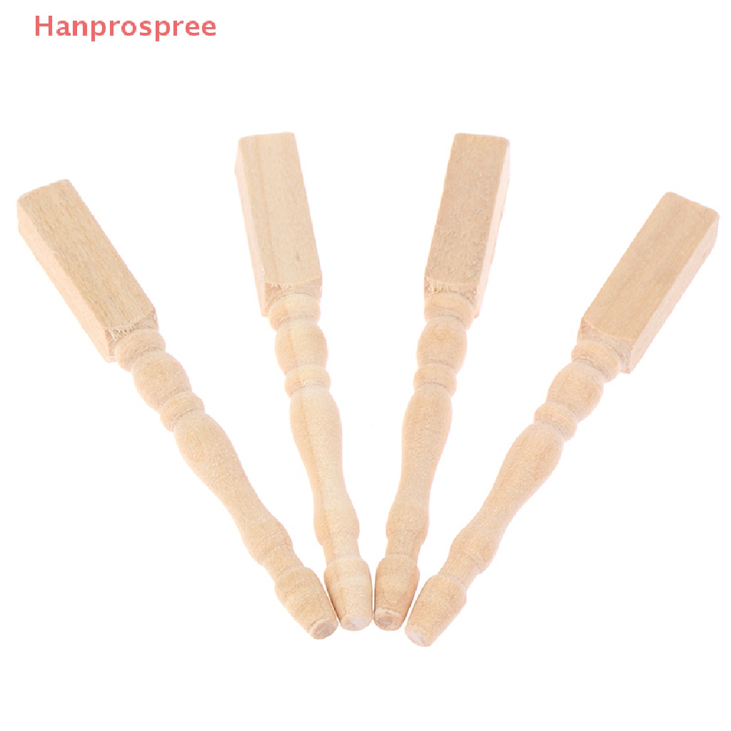 Set 4 Chân Bàn Trang Trí Nhà Búp Bê Tỉ Lệ 1: 12