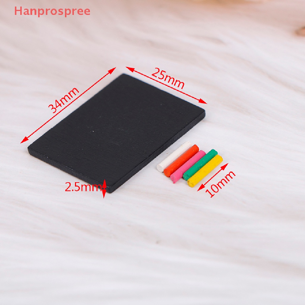 1 Bộ Bảng Đen Mini Trang Trí Phong Cảnh Nhà Búp Bê