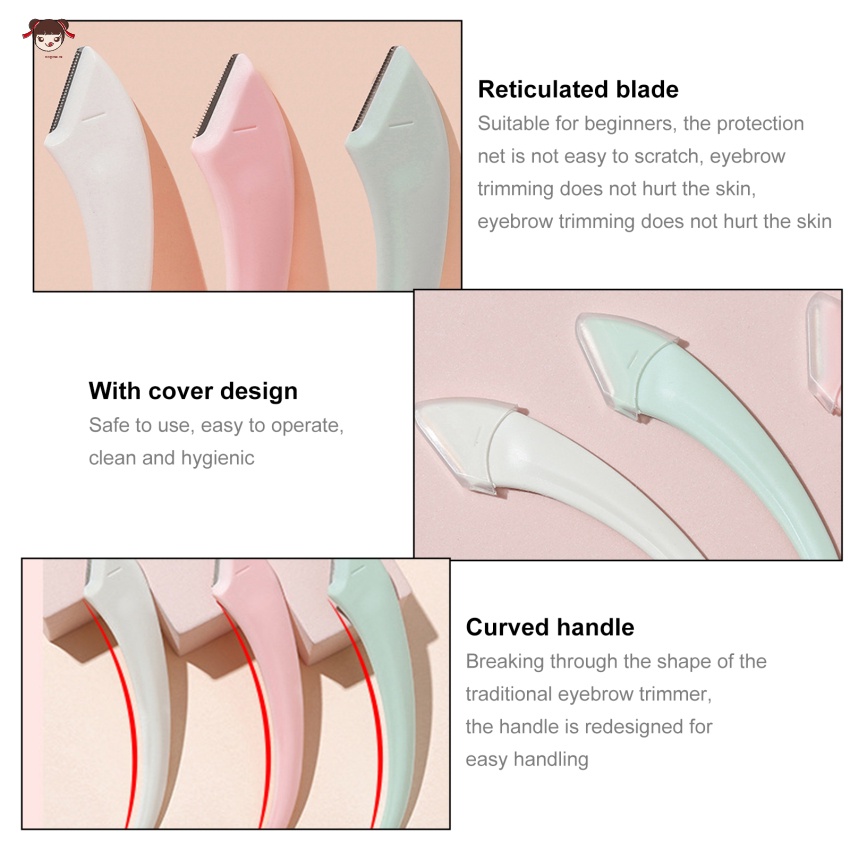 Dao cạo lông mày mini cho trang điểm
