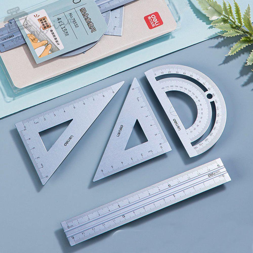 Thước kẻ bằng nhôm đa năng tiện dụng cho học sinh