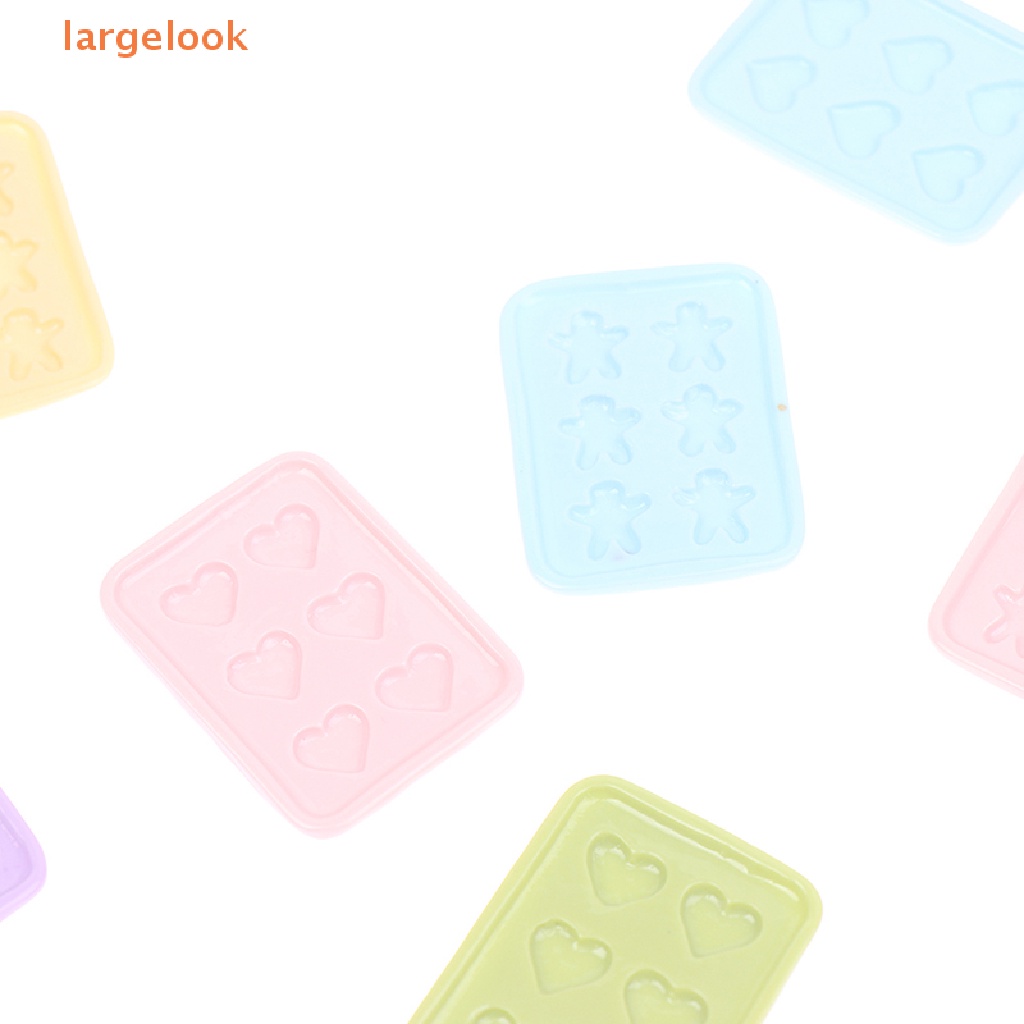 Bộ 2 Khay Nướng Bánh Tỉ Lệ 1 / 12 Dùng Trang Trí Nhà Búp Bê