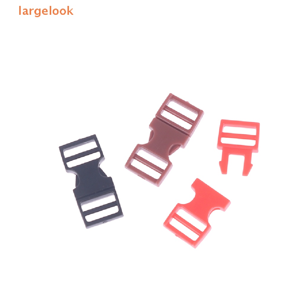 Set 10 Khóa Nhựa 6mm Dùng Làm Vòng Tay / Dây Đeo Búp Bê DIY