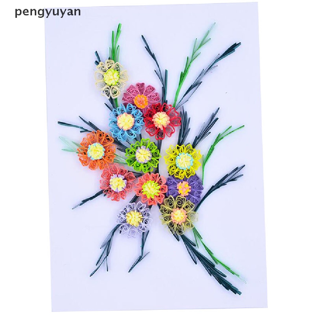 [pengyuyan] Set 100 Dải Giấy Xếp Hình Ngôi Sao May Mắn Thủ Công DIY Đa Ứng Dụng