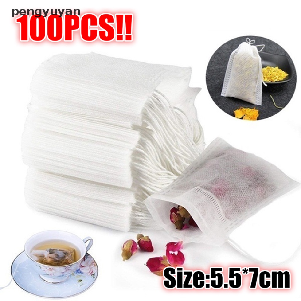 [pengyuyan] 100 Túi Lọc Trà Rỗng Cấp Thực Phẩm [Mới]