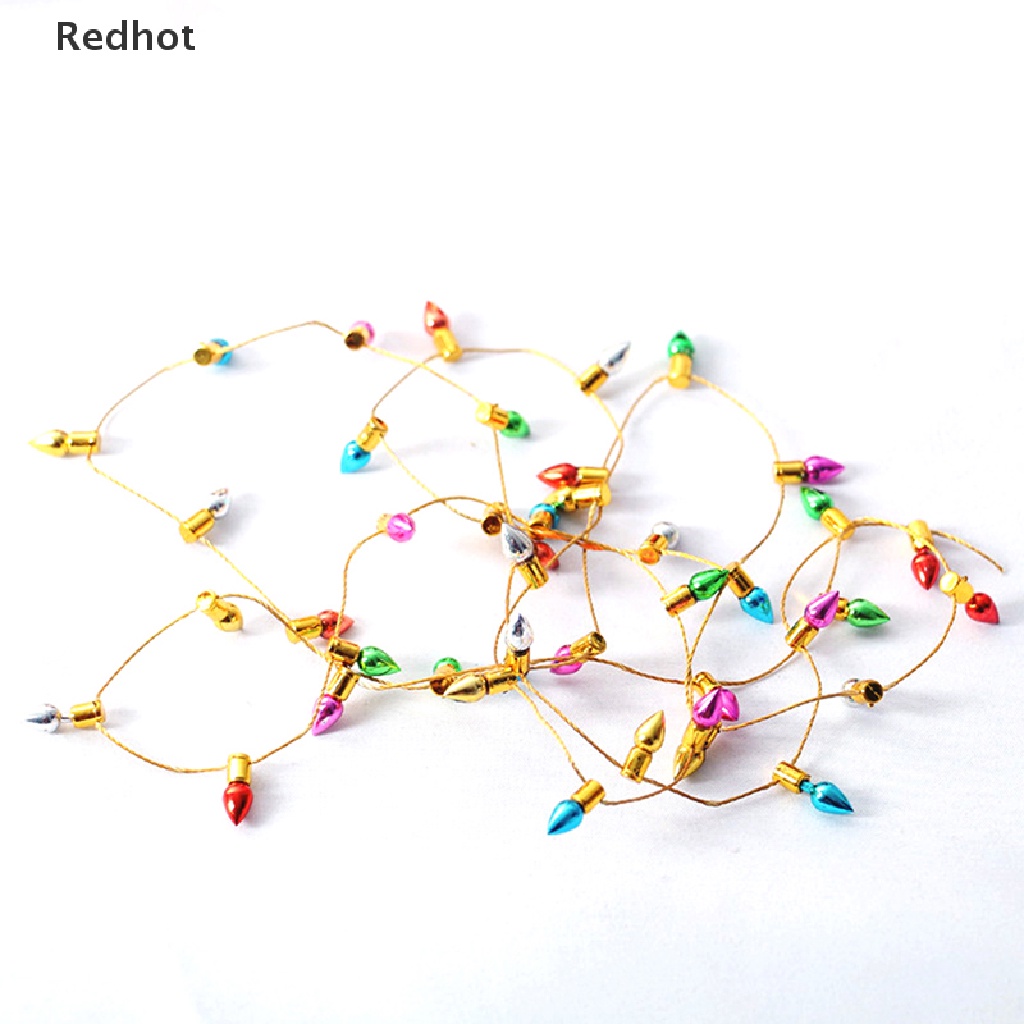 &lt; Redhot &gt; Dây Đèn Led Nhiều Màu Sắc Trang Trí Nhà Búp Bê Giáng Sinh 1: 12