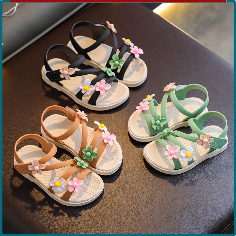 Giày Sandal Công Chúa Đế Mềm Chống Trượt Thời Trang 2023 Cho Bé Gái Tiểu Học