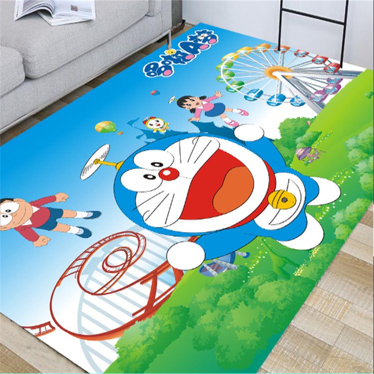 Thảm Trải Sàn Phòng Ngủ Cho Bé Hình Doraemon Đáng Yêu