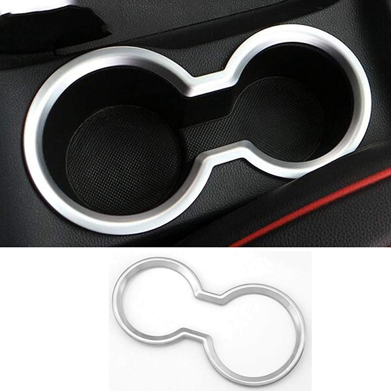 Khung Viền Trang Trí Khay Đựng Cốc Nước Phía Trước Cho Hyundai Creta Ix25 2015-2019