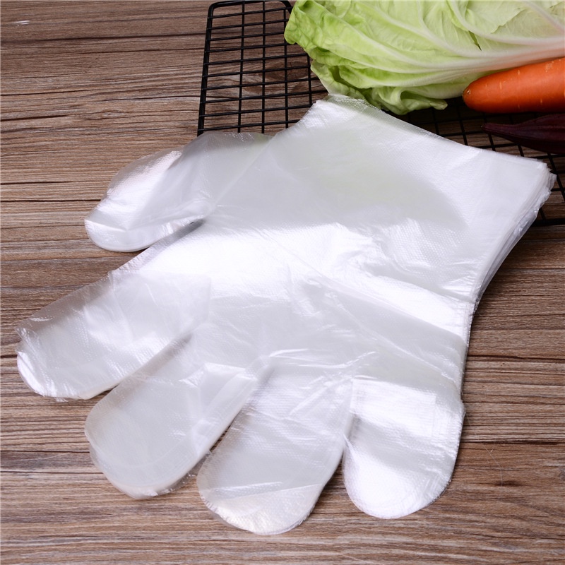 Combo 100 Bao Tay Nilon Dày Dặn Dùng 1 Lần Dùng