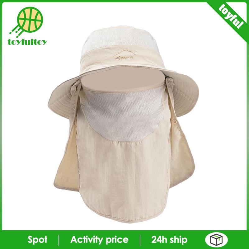 Mũ Sombrero Bảo Vệ Mặt Cổ Chống Nắng Dành Cho Đi Bộ Đường Dài Du Lịch