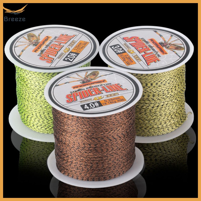 Cuộn Dây Câu Cá 300m 10-60lb Bện 4 Sợi Siêu Mềm Vô Hình Chống Cắn