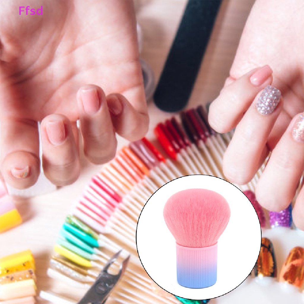 {Ffsd} Cọ Phủi Bụi Làm Sạch Móng Tay Gel Acrylic Mềm Mại * Bán Chạy