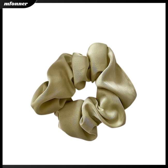 Dây Cột Tóc Scrunchies Bằng Vải Màu Sắc Ngọt Ngào Đơn Giản