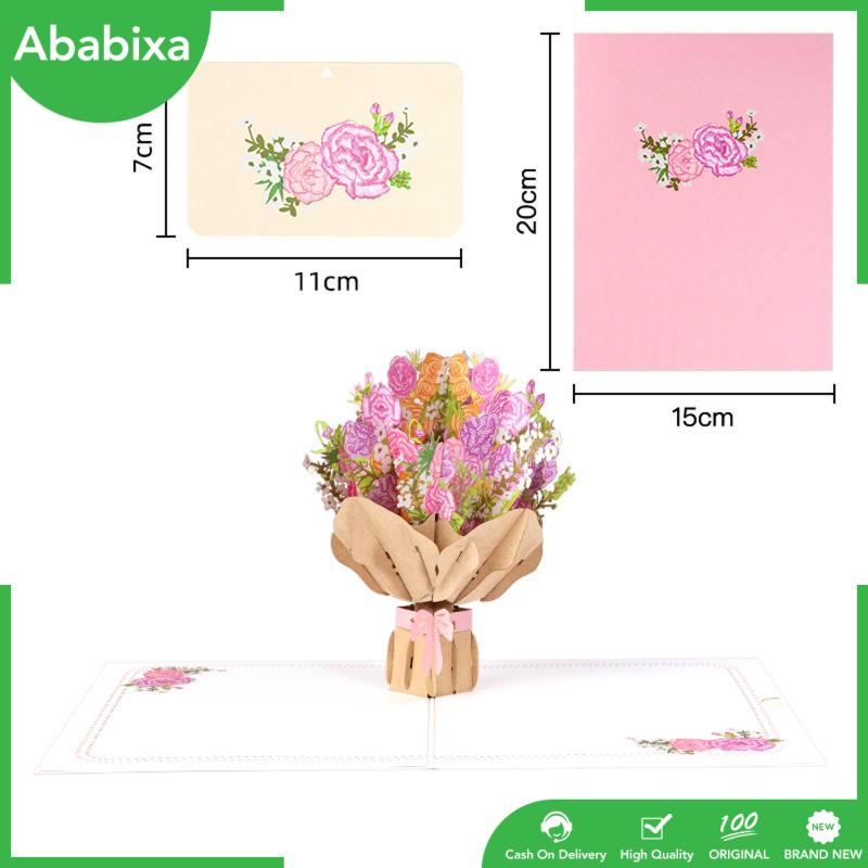 Thiệp Chúc Mừng Ngày Của Mẹ 3D Kèm Thẻ Ghi Chú