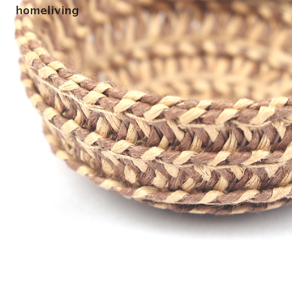 Giỏ Đan Đựng Trái Cây Tỉ Lệ 1: 12 1: 6 Trang Trí Nhà Búp Bê