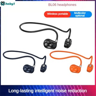 Bl06 tai nghe tương thích bluetooth dẫn truyền qua xương tai nghe thể thao không dây dẫn khí treo tai heby1