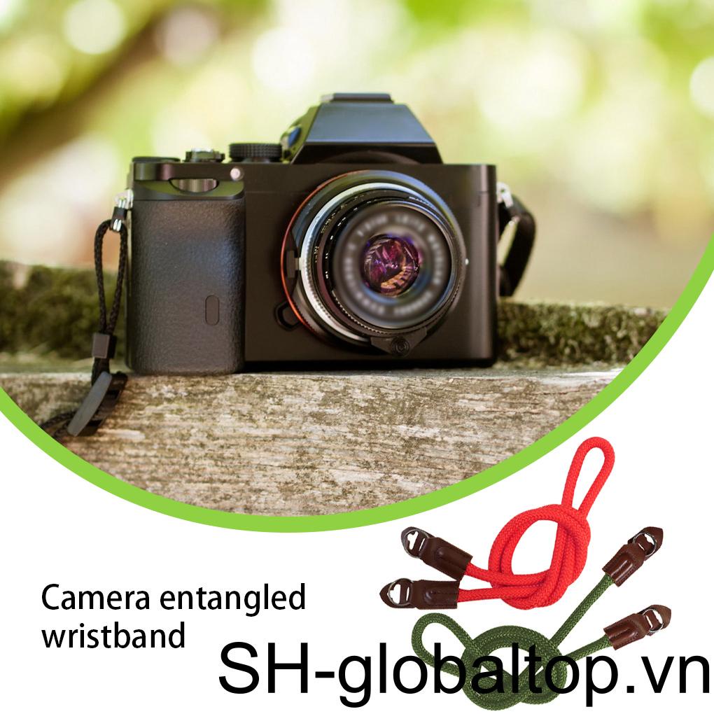 Dây Đeo Máy Ảnh Bằng Da Nylon Màu Trơn Tháo Lắp Nhanh Tiện Dụng
