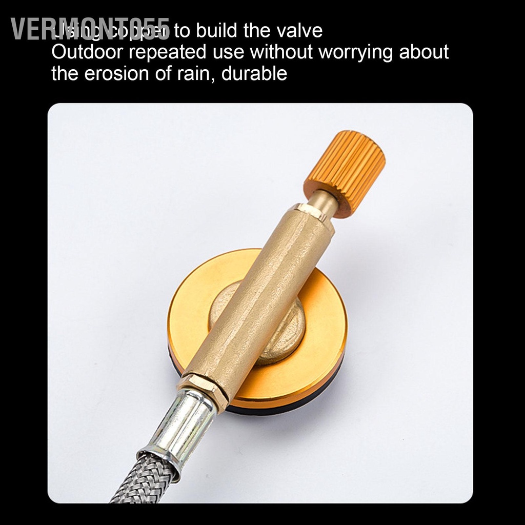 Vermont055 Chia Cắm Trại Bếp Gas Âm Di Động Phẳng Đầu Bình Ngoài Trời Nấu Ăn Có Tay Cầm Cho Đi Bộ Đường Dài Dã Ngoại