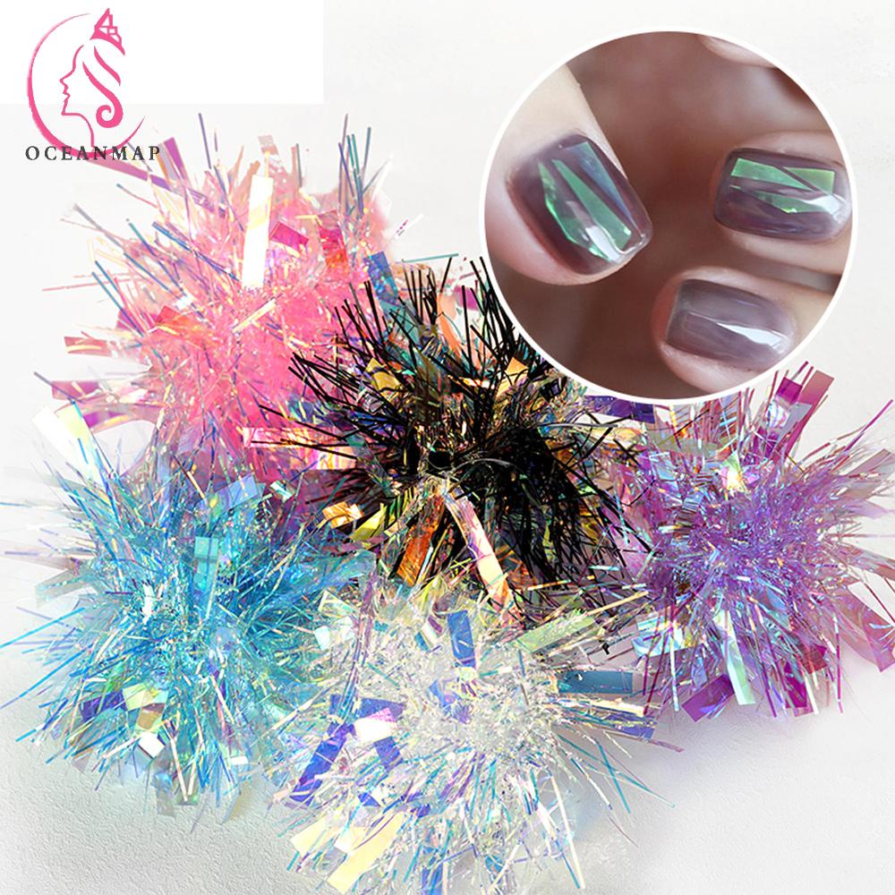 [Hàng mới về] Hộp miếng dán trang trí móng tay màu Gradient nghệ thuật