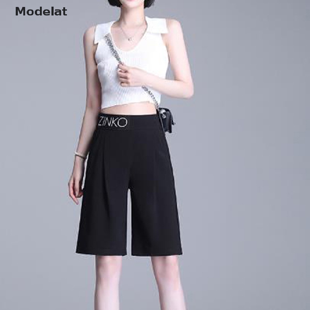 Quần Short Lưng Cao Màu Đen Phong Cách Hàn Quốc Thời Trang Mùa Hè Cho Nữ