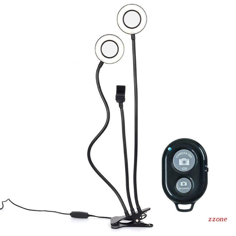 Đèn LED Vòng Nhẫn Điều Khiển Từ Xa Hỗ Trợ Chụp Ảnh Tự Sướng Cho Điện Thoại