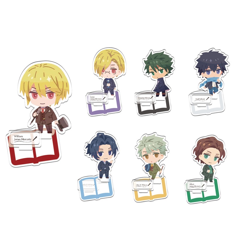 Mô Hình Đồ Chơi Nhân Vật MORIARTY THE PATRIOT Margot3 Bằng Acrylic Đứng Để Bàn Trang Trí