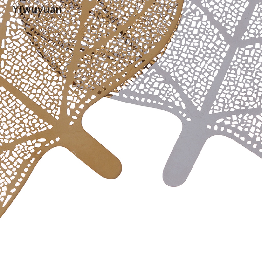 < Yiwuyuan > Phụ Kiện Lọc Trà kung fu Hình Chiếc Lá Bằng Kim Loại Chống Rò Rỉ