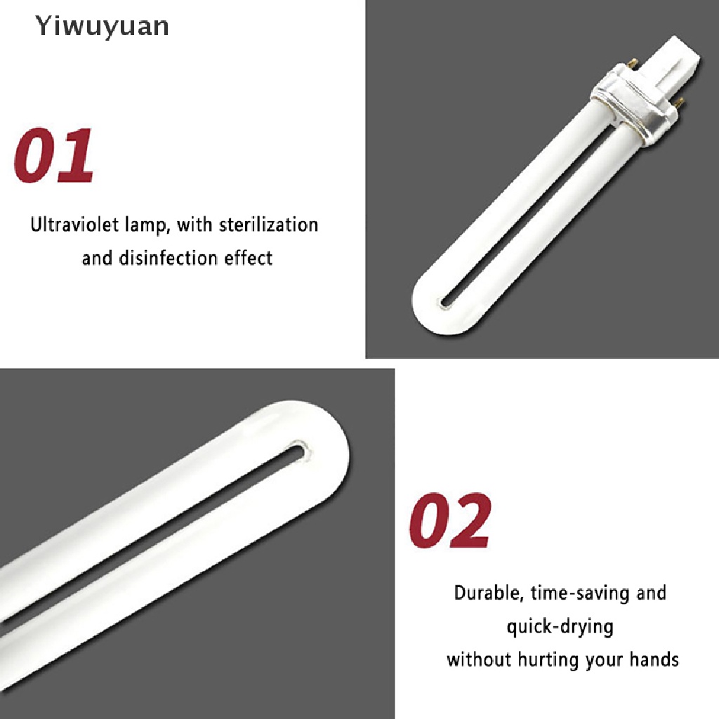 Bóng Đèn LED UV 9W / 12W Cho Máy Hong Khô Sơn Móng Tay