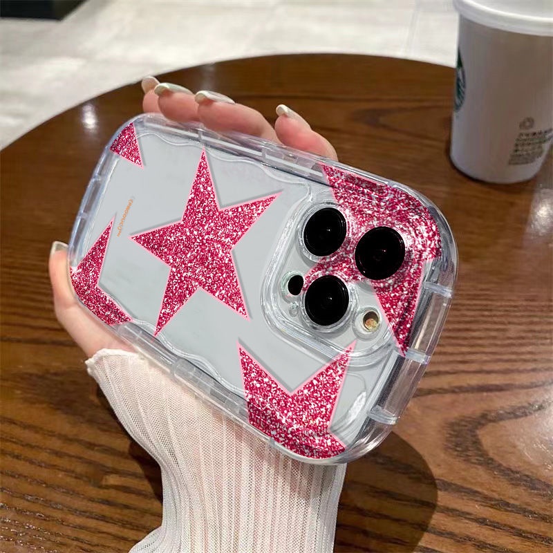 ✅Ốp Điện Thoại Mềm Trong Suốt Chống Sốc Đính Sequin Hình Ngôi Sao Cho Iphone 13 Xr Iphone14Promax xs 7 / 128p11