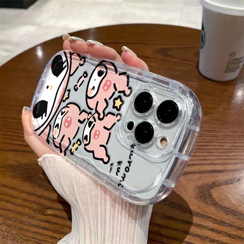 ✅Ốp Điện Thoại Mềm Chống Sốc Màu Hồng Cho Iphone Xr 14 / / Kuromi 8p / promax711 xs12 13 685O