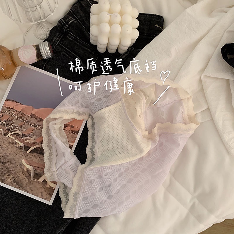 Quần Lót Ren Lưới Mỏng Thoải Mái Gợi Cảm Cho Nữ