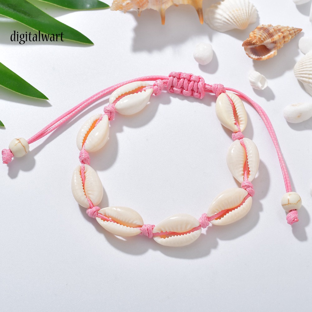 Kỹ Thuật Số| Vòng Tay Vỏ Sò Đan Tay Thời Trang Nữ Tính