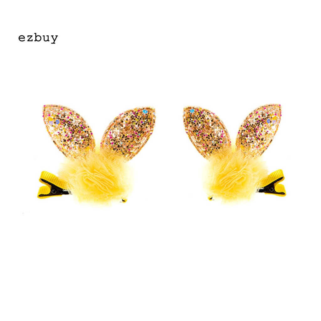 Kẹp Tóc Tai Thỏ Hoạt Hình Xinh Xắn Cho Bé Chụp Ảnh