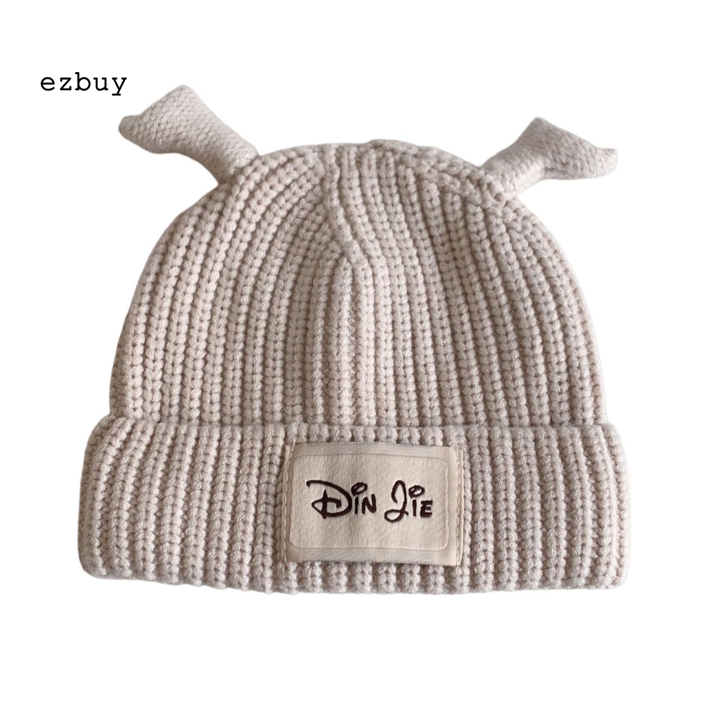 [EY] Mũ Beanie Đan Sợi Nhiều Màu Sắc Ấm Áp Tối Giản Thoáng Khí Ấm Áp Hợp Thời Trang Dành Cho Trẻ Sơ Sinh Đi Ra Ngoài