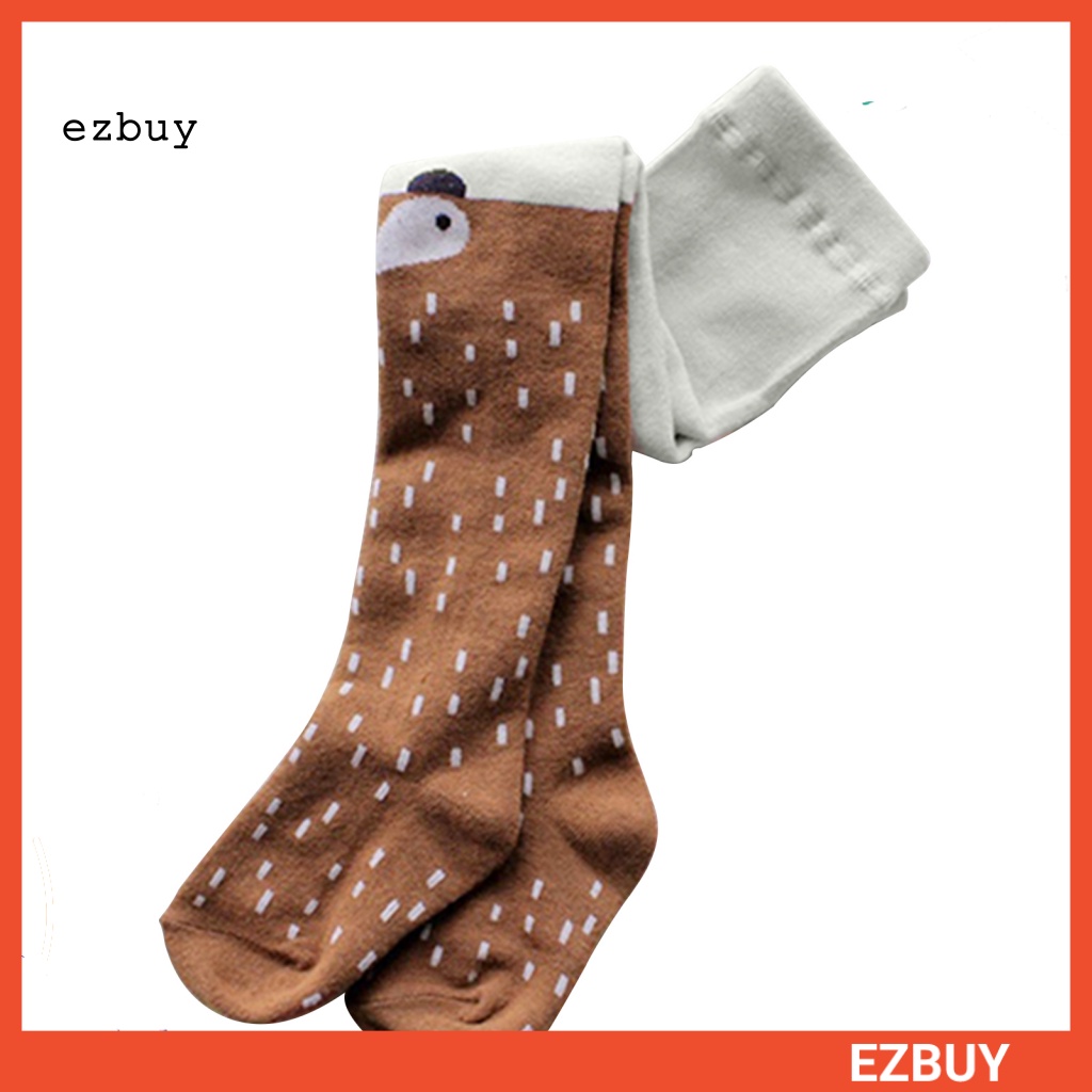 Quần Tất Giữ Ấm Họa Tiết Cáo Hoạt Hình Dễ Thương Cho Bé Gái