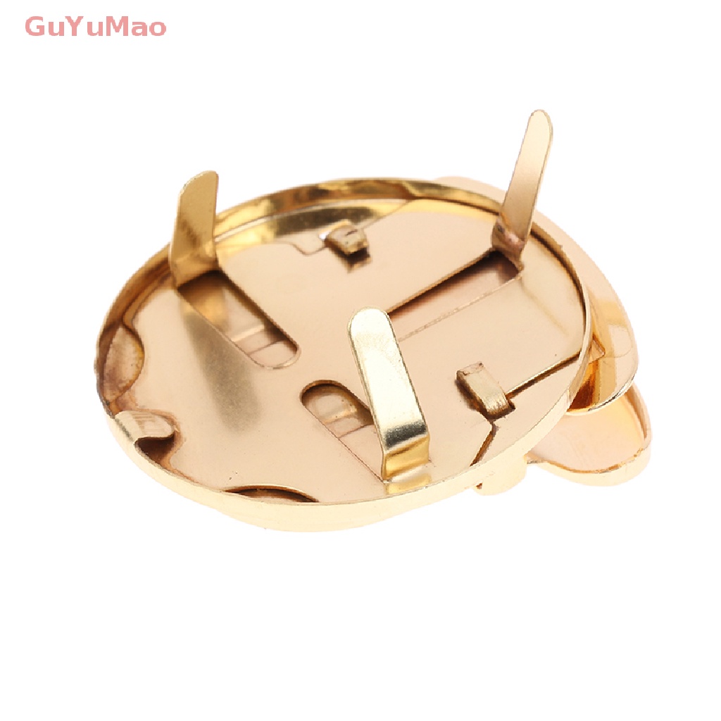 1 Hộp Khóa Kim Loại PC Đường Kính 4.6Cm Dùng Để Làm Túi Xách Diy