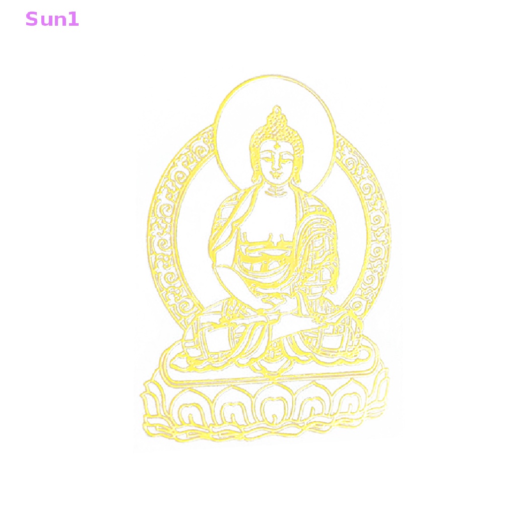 Sticker Dán Trang Trí Điện Thoại Họa Tiết Phật Giáo Độc Đáo Sun1