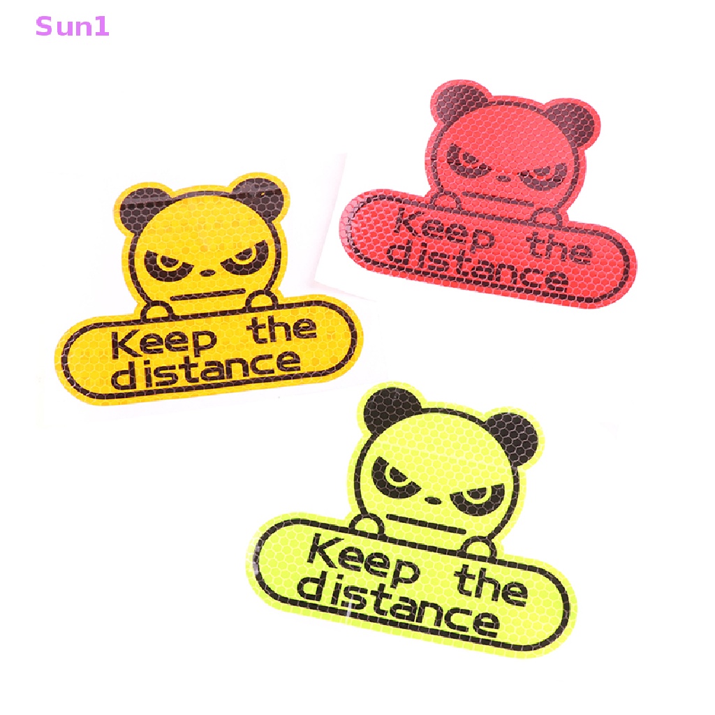 Miếng Dán Phản Quang Hình Gấu Trúc Cho Xe Hơi Sun1 > Keep Distance >