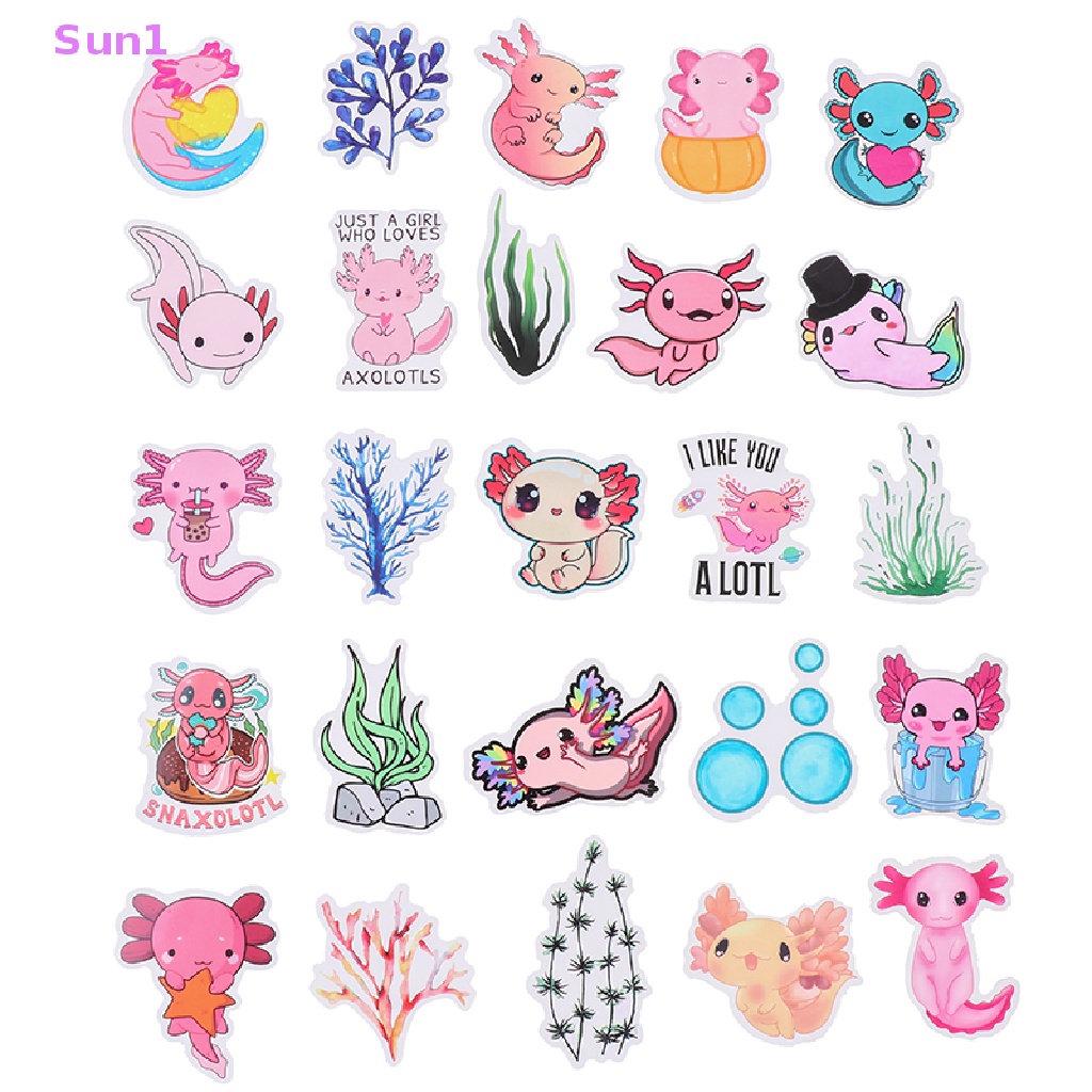 Set 1: 100 Sticker Dán Laptop Hình Động Vật Dễ Thương