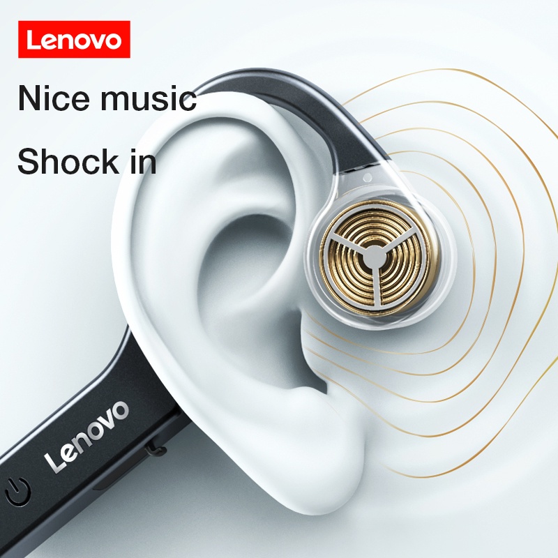 Tai Nghe Nhét Tai Thể Thao Không Dây Bluetooth Chống Nước IPX5 150mAh Cảm Ứng Xương Lenovo X4