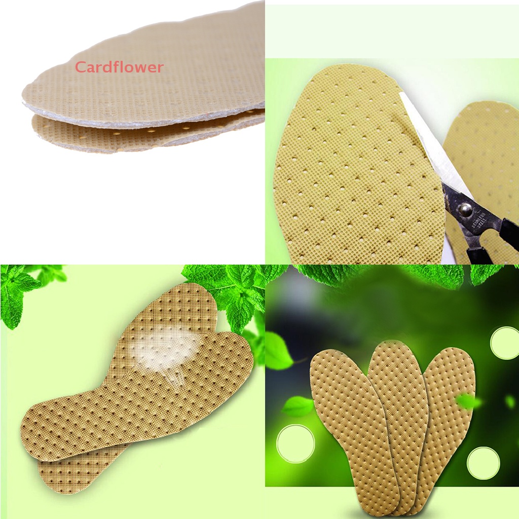 1 Cặp Đế Lót Giày Thấm Hút Mồ Hôi Màu Bạc Hà Mới