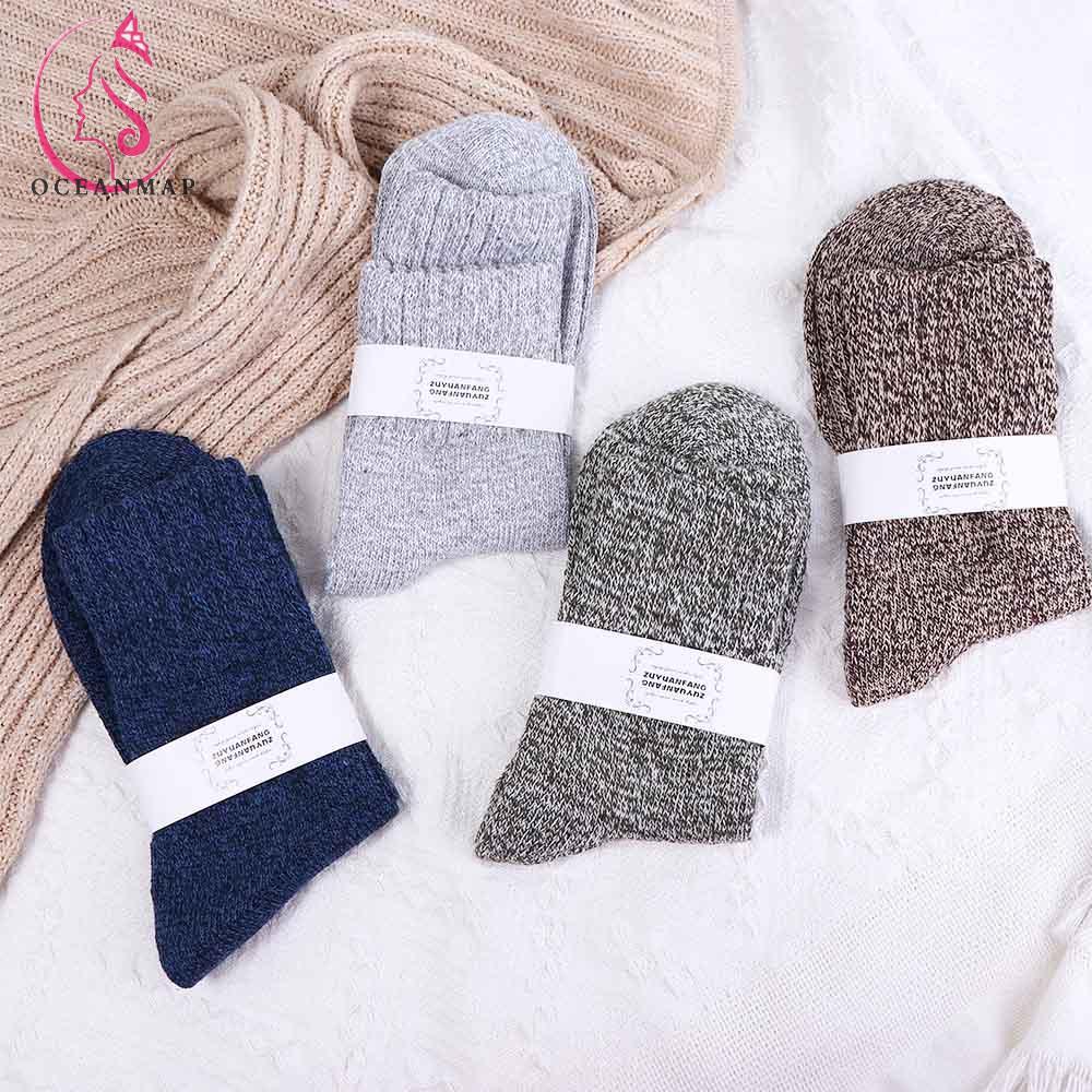 Đôi Vớ Len Dài Giữ Ấm Nhiều Màu Thời Trang Cho Nam