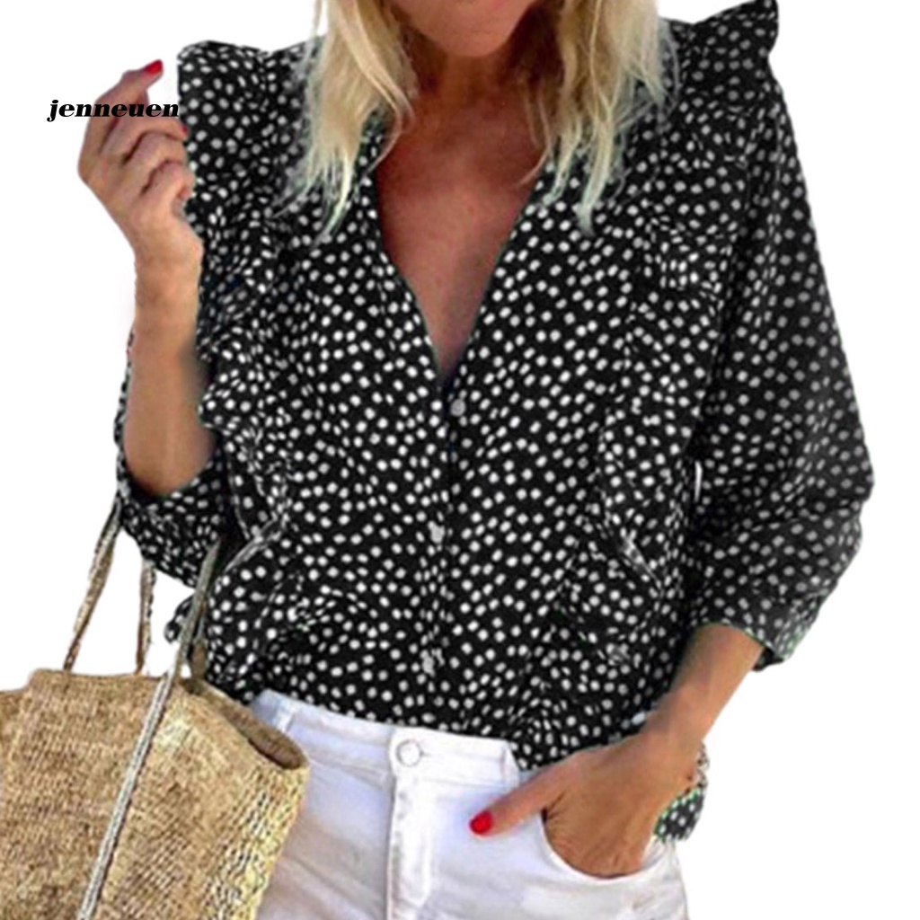 Áo Sơ Mi Tay Dài Thoáng Khí In Họa Tiết Thời Trang Mùa Hè Cho Nữ