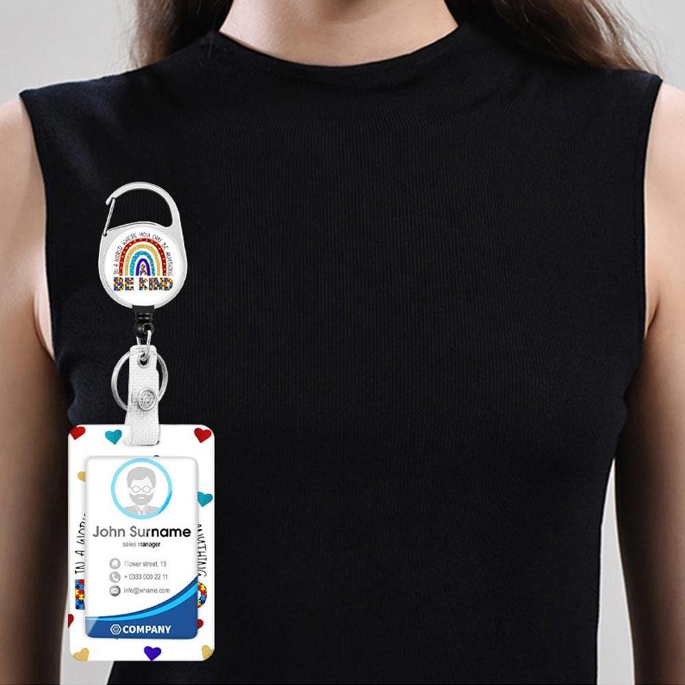 Giá Đỡ Thẻ Tên LAYOR1 Có Dây Đeo Tùy Chỉnh Tiện Dụng Cho Nam Và Nữ